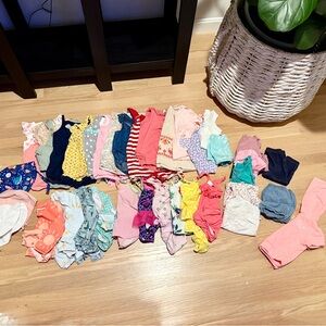 Infant 6-9 months girls summer lot